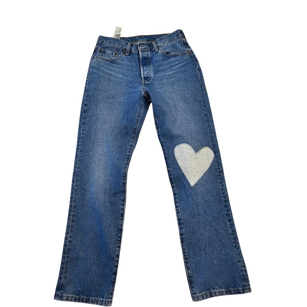 Levis 501 Anniversary Edition 150 Years Straight Legโ Blue Jeans Mens 30x31